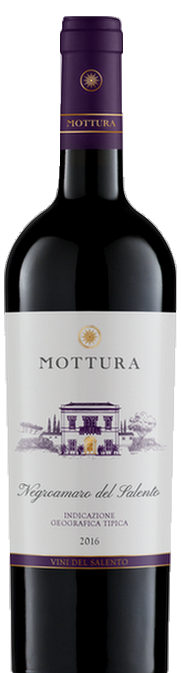 Negroamaro Mottura víno Puglia